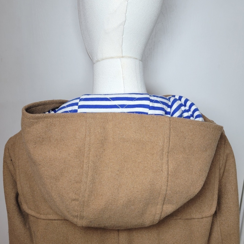 Boden Wool Toggle Coat Coastal Nautical Fisherman Hooded Jacket Kids 15-16Y - Picture 13 of 16
